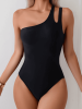 Women's Swim Beach One Shoulder Hollow Out One-Piece Bathing Suit